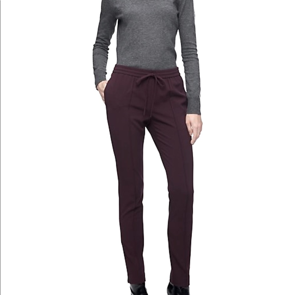 Calvin KleinBurgundy Stretch Joggers Sz 12